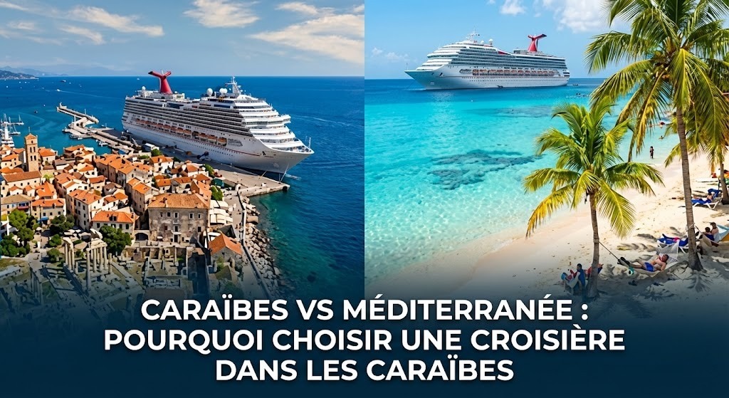 Caraïbes vs Méditerranée : pourquoi choisir une croisière dans les Caraïbes (avantages + ambiance)